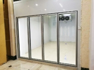 Sala fria do congelador da porta de vidro transparente para o armazenamento do alimento do vegetal e do fruto