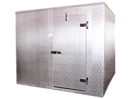 Caminhada personalizada na sala modular do congelador com unidade de refrigeração de